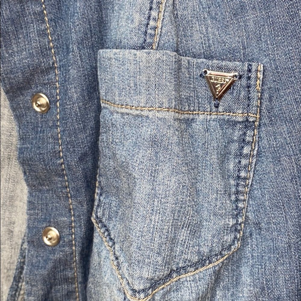 Guess Jean Button Up - Picture 3 of 5